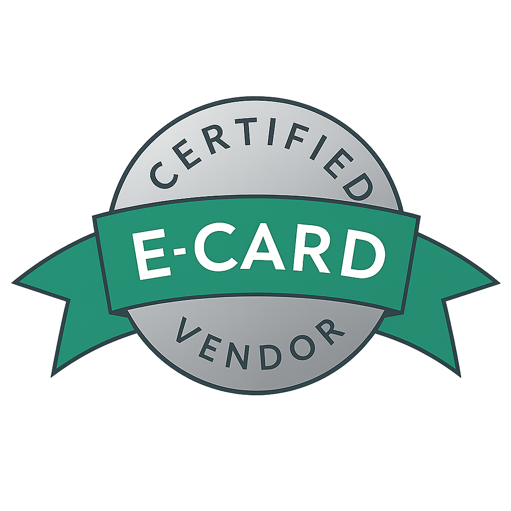 E-Card Certified Vendor